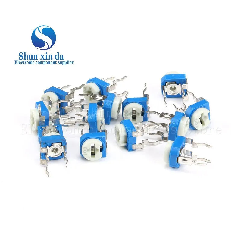 20PCS RM065 RM063 103 104 10K 100 Ohm - 1M 1K 2K 5K 20K 50K 100K 200K 500K Potentiometer Variable Resistors Trimmer Adjustable