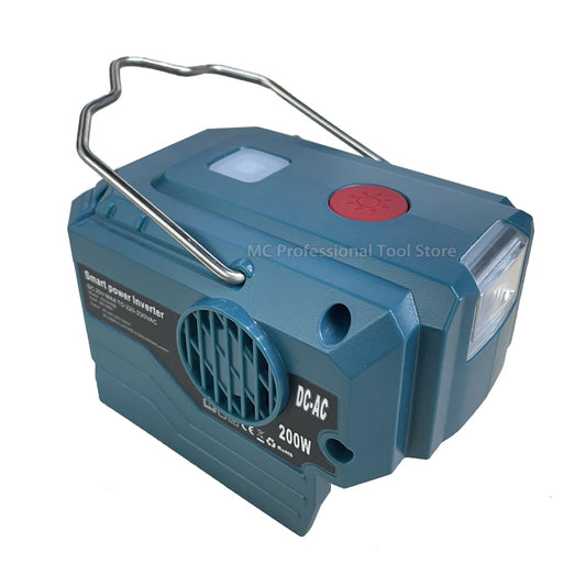 Power Inverter for Makita 18V Battery To 120V/220V AC Output Portable Modified Sine Wave Inverter Generator With USB ,Type-C