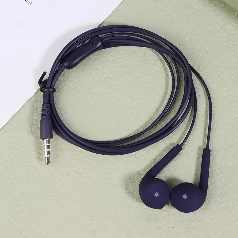 1/2/3pcs Universal 3.5mm Stereo In-Ear Headphones Sport Music Earbud Handfree Wired Headset Earphones with Mic For Xiaomi Huawei