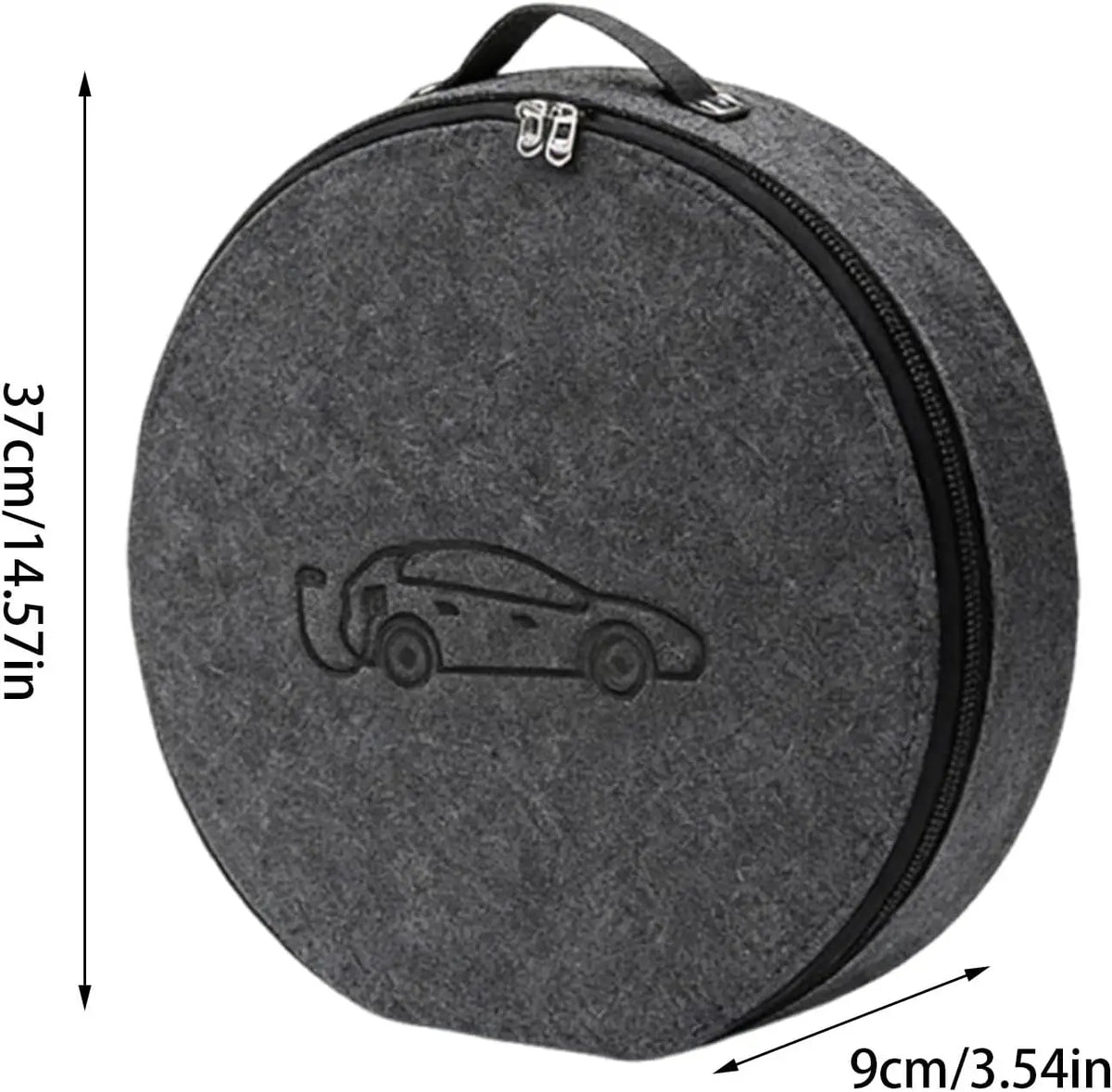 Auto EV Charging Jumper Storage Bag Charging Gun Storage Bag Portable EV Charger Cable Bag New Energy Vehicle Waterproof