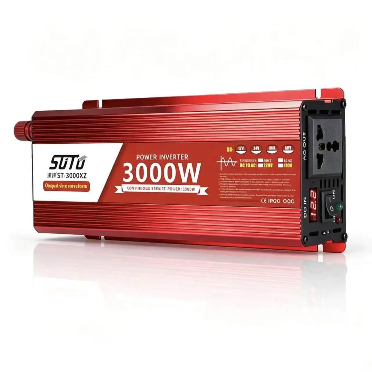 Inverter 12v 220v Pure Sine Wave 3000W DC 12v 24V To AC 220V 110V Portable Power Supply Converter Car Solar Inverter Universal