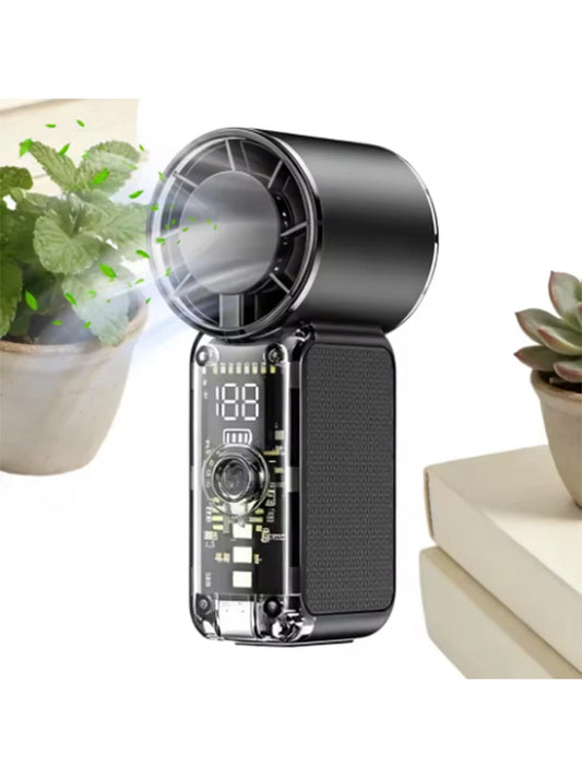 Powerful Mini Handheld Fan, Compact Portable Rechargeable Fan, High Speed Small Pocket Fan for Summer Travel Camping