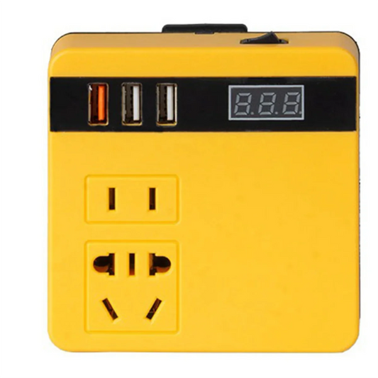 Multifunction Power Inverter DC 18V to 220V Inverter Adapter Power Supply Inverter for Dewalt 18V 20V BatteryJKL