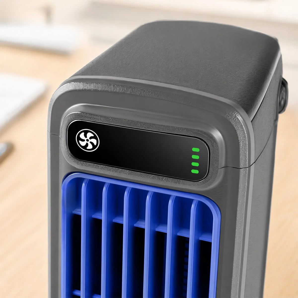 Wall-Mounted Bladeless Cooling Fan 2000mAh Quiet Circulating Fans USB Rechargeable Air Cooler for Bedroom&Kitchen&Office&Home