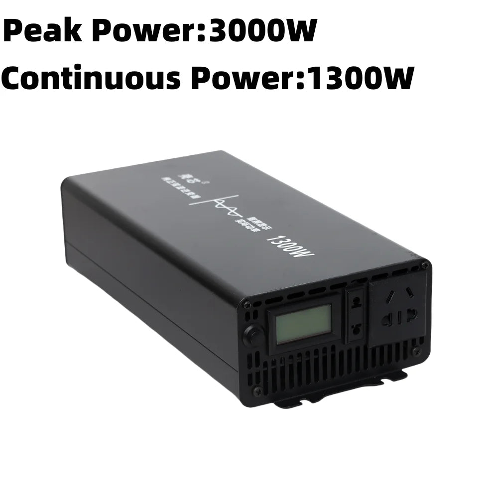 Inverter 12V 24V 48V 60V 72V To AC 110V 220V 230V Pure Sine Wave 50Hz 60Hz 2000W 3000W Car Power Inverter Frequency Converter