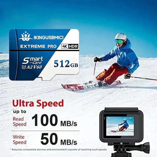 64GB 128GB 256GB 512GB TF Cards Memory Card Micro TF Card SD Cards V60 Full HD Waterproof High Speed Ultra HD for Security Camer