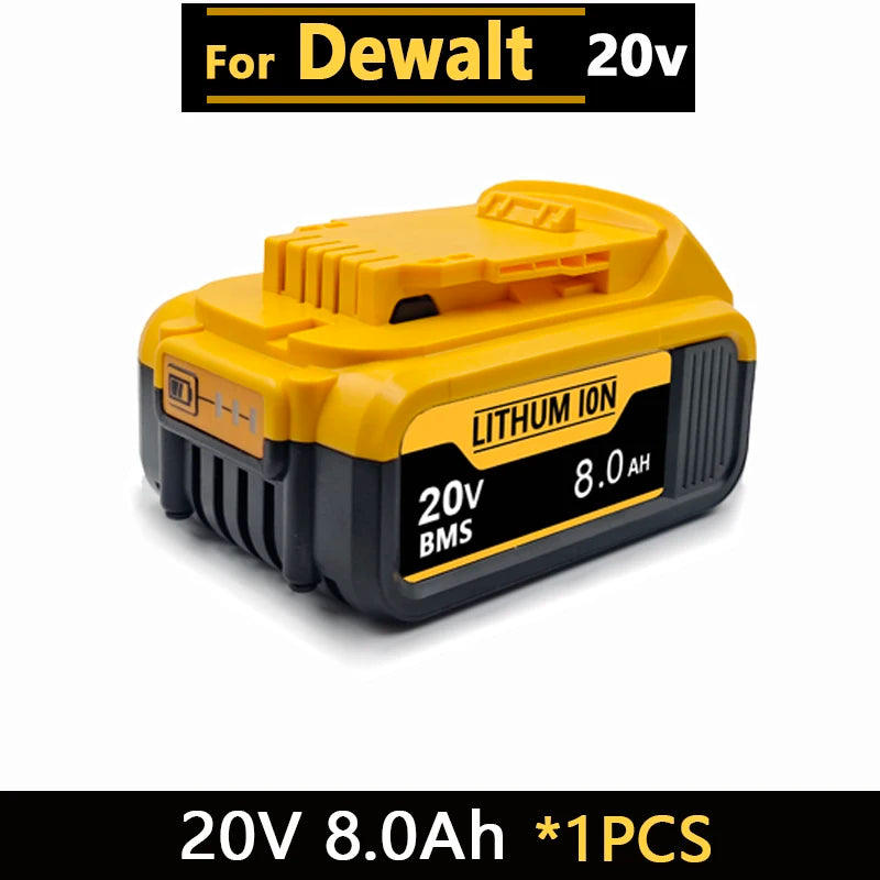 For Dewalt DCB200 20V Battery DCB205 DCB181 DCB182 DCB206 DCB209 Replacement Power Tool Lithium Batteries*-*