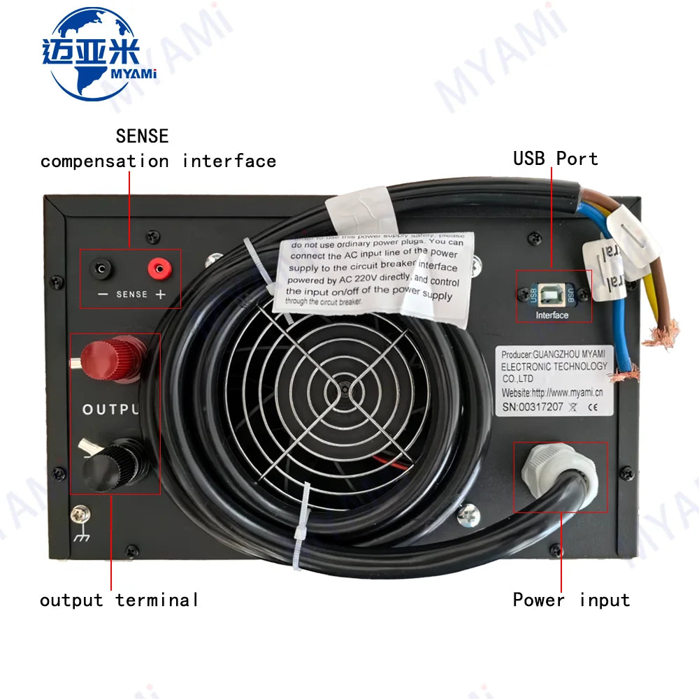 Laboratory switching 30V 200A 6000W lithium battery inverter charging programmable DC power supply
