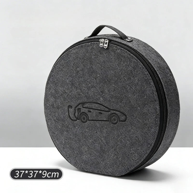 Portable EV Charging Gun Storage Bag New Energy Vehicle Charger Cable Organizer Auto Electric Car Charging Wire Carry Handbag