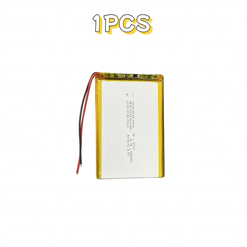 3.7V 606090 Polymer Lithium Battery 4000mAh Large Capacity Tablet Computer Mobile Power Bank Supply DIY Rechargeable Batteries