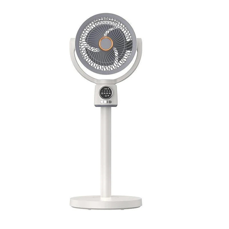 USB Charge-in Use Air Circulation Fan Household Electric Fan Turbine Silent Convection Floor Fan Timing, Operated Mini Fan