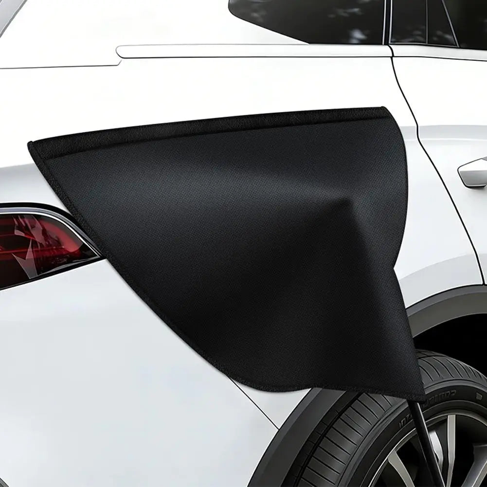 Magnetic EV Charger Port Cover - Durable, Weatherproof, UV & Snow Resistant, Heat Insulating for Electric Vehicles