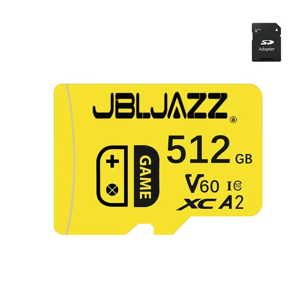 512GB Memory Card Original Micro SD Card SD Flash Cards High Speed Memory Sd Cards UHS-1 Class 10 Storage Card for PC/Smartphone