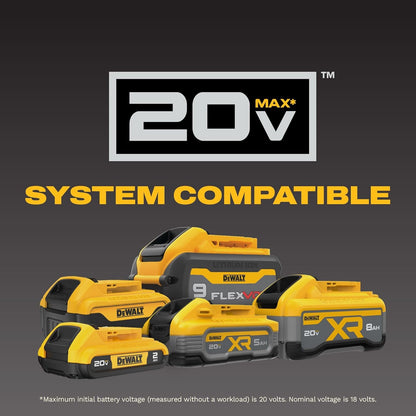 DEWALT 20V MAX XR Impact Driver, 1/4 Inch High Torque Brushless 3 Speed Premium Cordless with LED Light, Extended Runtime, Tool Only (DCF845B)