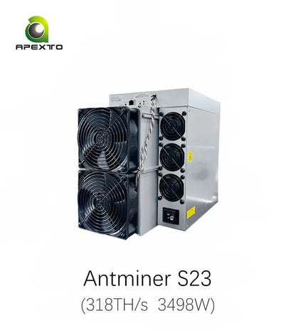 BUY 2 GET 1 FREE Bitmain Antminer S23 318TH/s 3498W Bitcoin Miner NEW SELLER