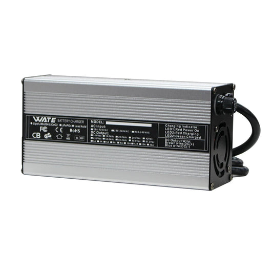 WATE 50.4V 12A charger Lithium ion battery 12S output voltage 44.4V high-power charger