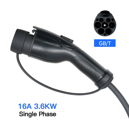 GB/T EVSE EV Charger Plug  GBT Convertor 16A 32A 1P 3P 3.6/11/7.2/22KW For Electric PHEV Car Vehicle Charging Station