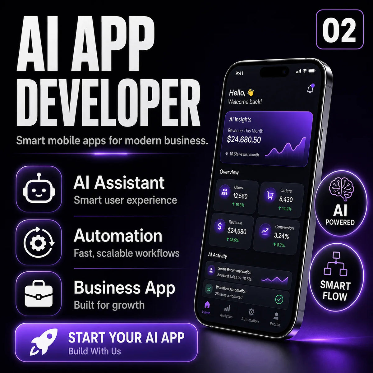 Professional Mobile App Development Software for Linux with Internet Version-Ai App Developer Tools