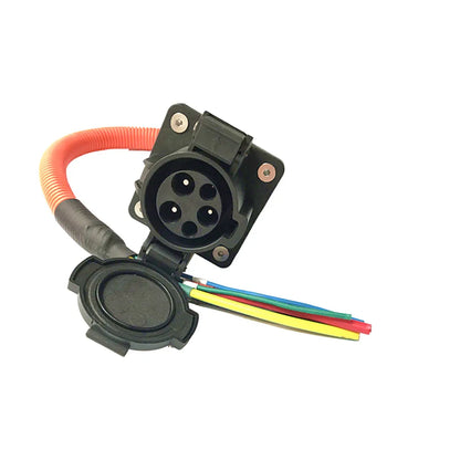 EV Electric Vehicle Car Portable EV Charger stock 50A J1772 AC inlet socket connector with 1m UL TUV cable single phase Level 2