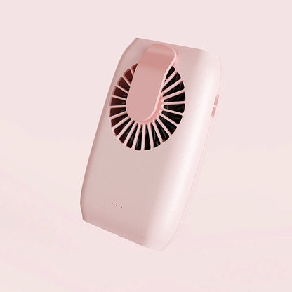 DC5V rechargeable mini fan neck hanging fan waist fan neck fan cooler usb fan mini fan 2000mAh battery