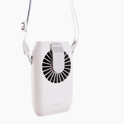 DC5V rechargeable mini fan neck hanging fan waist fan neck fan cooler usb fan mini fan 2000mAh battery