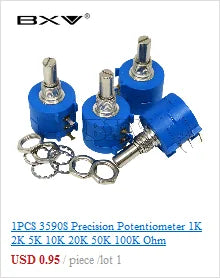 RM065 Trimmer Potentiometer Variable Resistors 500R 1K 5K 10K 20K 50K 100K 200K 500K 1M RM-065 Adjustable Resistor
