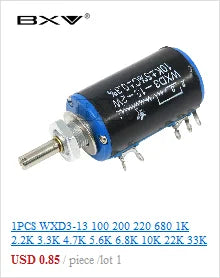 RM065 Trimmer Potentiometer Variable Resistors 500R 1K 5K 10K 20K 50K 100K 200K 500K 1M RM-065 Adjustable Resistor