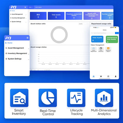 Real-Time Asset Tracking Software Cloud-Based RFID Device Barcode Scan Warehouse Automated Lifecycle Control Software