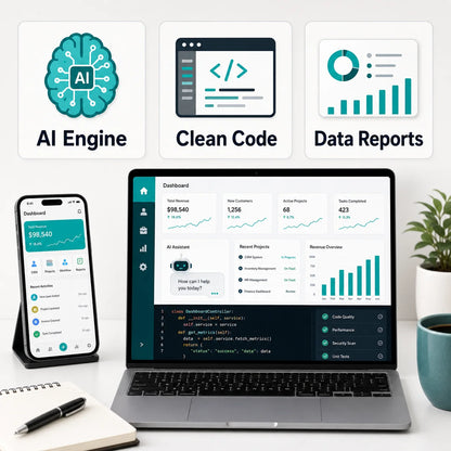 Custom AI Software Development for Business Management ERP CRM with MAC Support Internet Version Stock Available