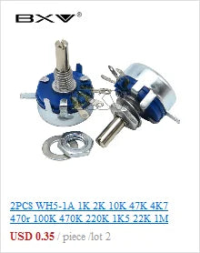 RM065 Trimmer Potentiometer Variable Resistors 500R 1K 5K 10K 20K 50K 100K 200K 500K 1M RM-065 Adjustable Resistor