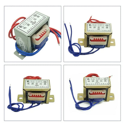 3W 5W 10W 20W 30W 50W 60W 80W 100W Power Transformer Input AC 220V 50HZ Output AC 6V 9V 12V 15V 18V 24V Single/Dual
