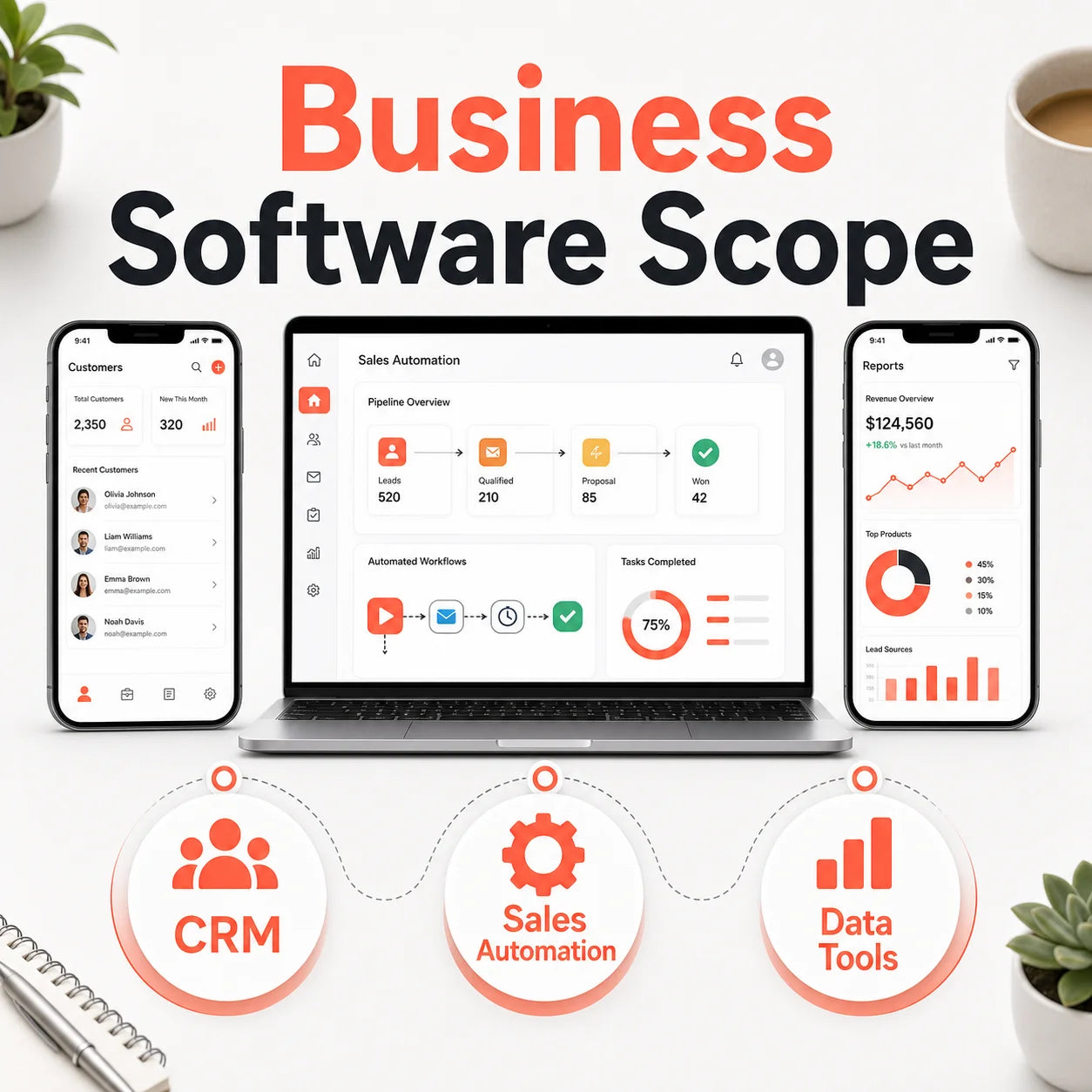 AI Software Development with Business Development Software for Intelligent CRM Sales Automation Data Tools MAC Internet Version