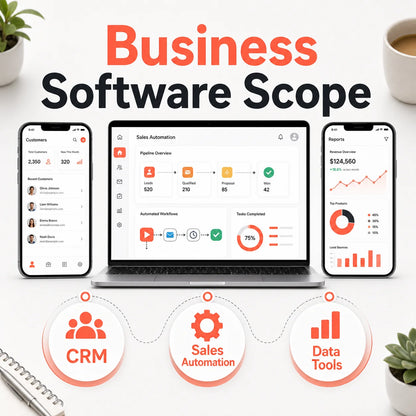 AI Software Development with Business Development Software for Intelligent CRM Sales Automation Data Tools MAC Internet Version