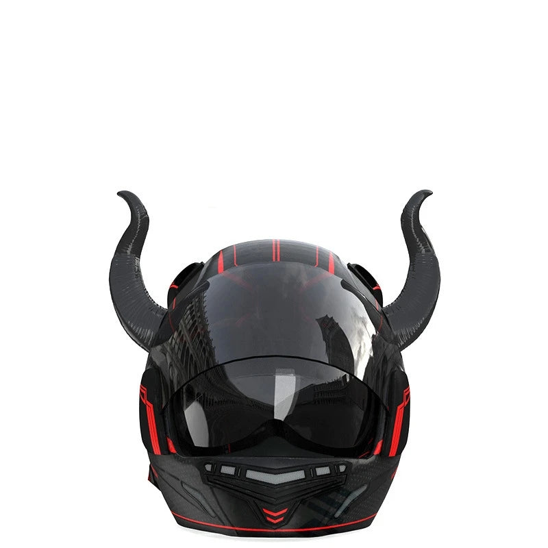 Motorcycle Electric Vehicle Helmet Decoration Sucker Devil Horn Locomotive Helmet Bull Emulational Decoration