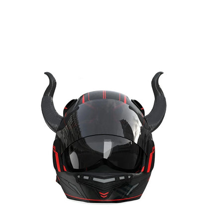 Motorcycle Electric Vehicle Helmet Decoration Sucker Devil Horn Locomotive Helmet Bull Emulational Decoration