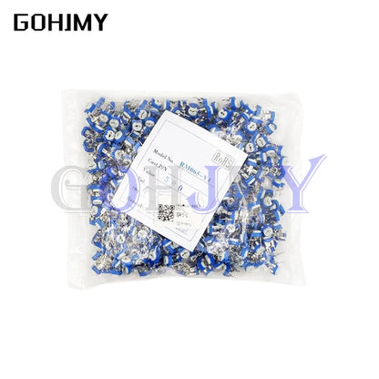 20PCS RM065 Trimmer Potentiometer Adjustable Resistor 500R 1K 5K 10K 20K 50K 100K 200K 500K 1M RM-065 Variable Resistors