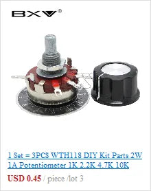 RM065 Trimmer Potentiometer Variable Resistors 500R 1K 5K 10K 20K 50K 100K 200K 500K 1M RM-065 Adjustable Resistor