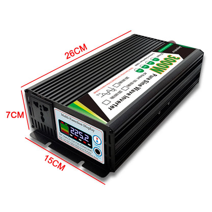 Pure Sine Wave Inverter 12v 220v 48v 110v 2000W 3000W 4000W 5000W Inversor Voltage Transformer Power Converter Solar Inverter