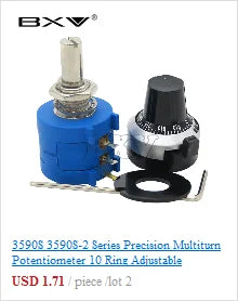 RM065 Trimmer Potentiometer Variable Resistors 500R 1K 5K 10K 20K 50K 100K 200K 500K 1M RM-065 Adjustable Resistor