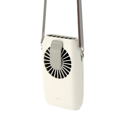 DC5V rechargeable mini fan neck hanging fan waist fan neck fan cooler usb fan mini fan 2000mAh battery