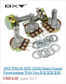 RM065 Trimmer Potentiometer Variable Resistors 500R 1K 5K 10K 20K 50K 100K 200K 500K 1M RM-065 Adjustable Resistor