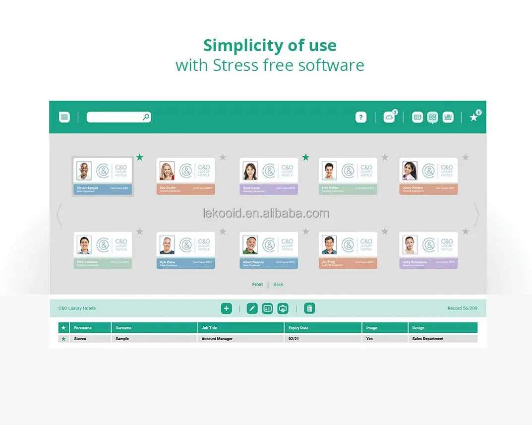 CardPresso XS Card Management Software for PC and Mac