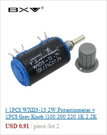 RM065 Trimmer Potentiometer Variable Resistors 500R 1K 5K 10K 20K 50K 100K 200K 500K 1M RM-065 Adjustable Resistor
