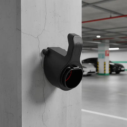 Versatile EV Charger Holder Wall Mount Bracket Sturdy Stand for Electric Car Charging Cables in Home Garage Setting