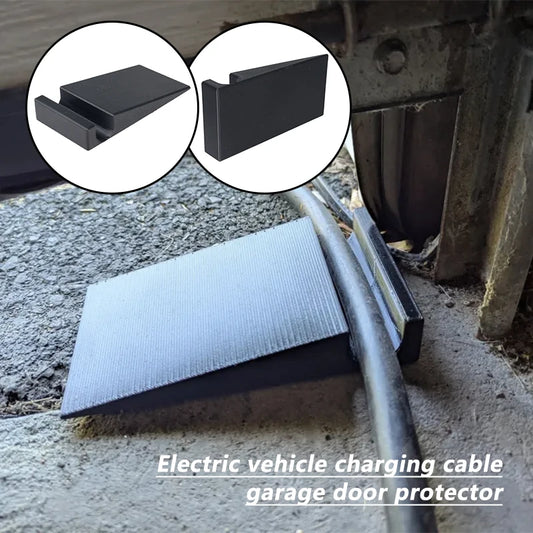 1Pcs EV Charging Cable Garage Door Protector Cord Pass‑Through Guard For Electric Vehicle EV Charger Prevent Cable Damage