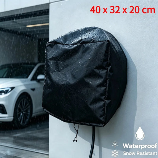Waterproof EV Charger Post Cover Windproof  Dust‑Proof Wall‑Mount Electric Vehicle Charging Station Protector For Outdoor