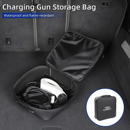 EV Car Charging Cable Storage Box Electric Vehicle Charger Cables Carry Bag For Chery Tiggo 7 Pro 8 4 5 3 2 T11 5X Amulet Fora