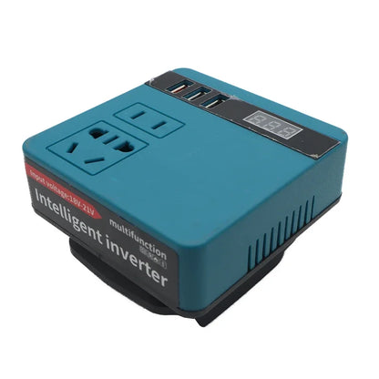 220V Multifunction Intelligent Lithium Battery Inverter Outdoor Work Inverter for Makita for Milwaukee for DeWalt  for Dayi
