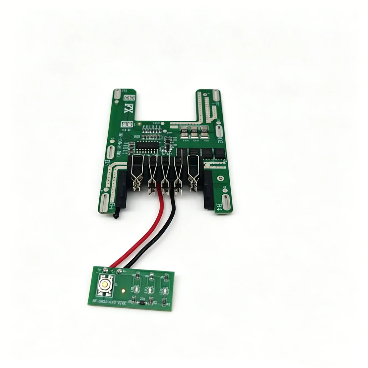 10 X 18650 Lithium-Ion Battery Box Charging Protection Circuit Board with Bms and Temperature Control Power-Off, 18V 20V Battery Suitable for Dewalt Dcb183 Dcb200 Lithium-Ion Battery Box
