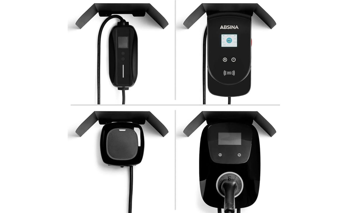EV Charger Rain Cover Weatherproof EV Charger Cover Charging Station Canopy Wall-Mounted Charging Unit Protective Roof Aluminum